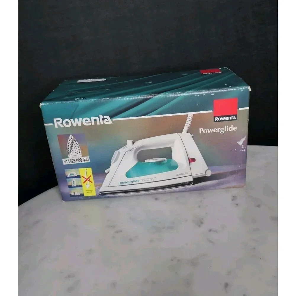 Rowenta Powerglide DE-07 Steam nd Dry Iron Open Box AutoOff Vertical Steam